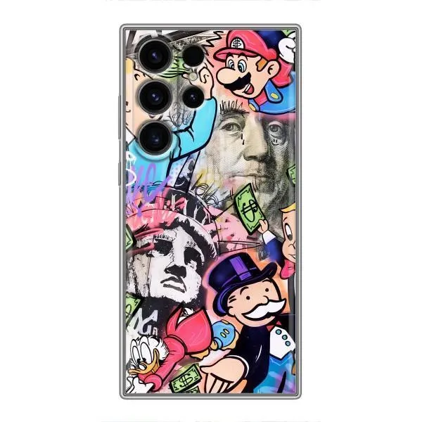 Чехол с принтом «Monopoly man» для Samsung Galaxy S23 Ultra