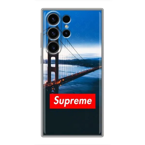 Чохол з принтом «Стиль Supreme» для Samsung Galaxy S23 Ultra