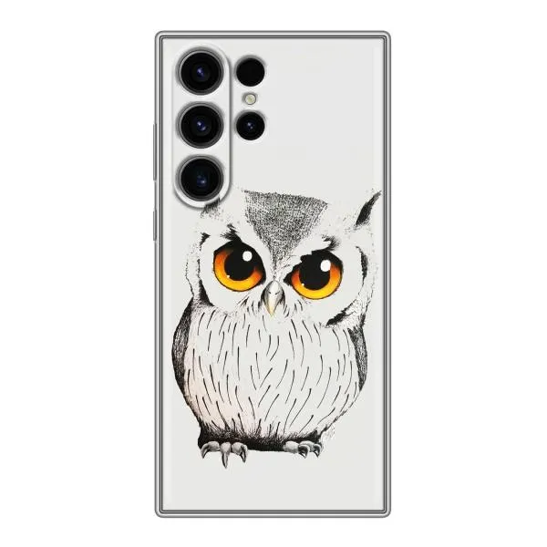 Чехол с принтом «Милая Сова» для Samsung Galaxy S23 Ultra