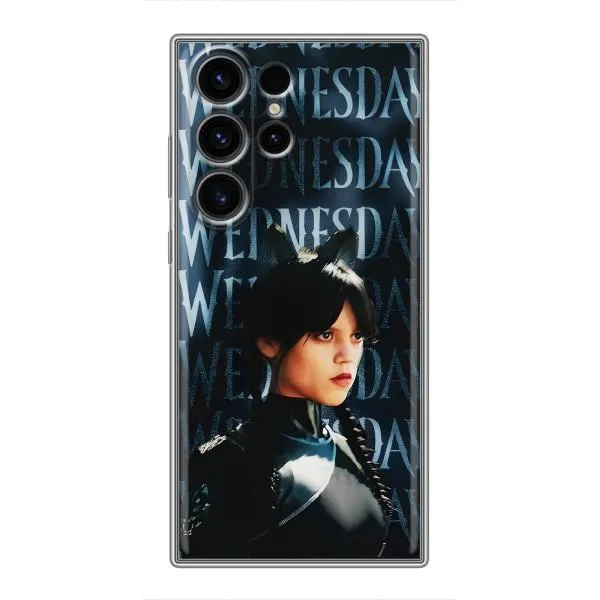 Чехол с принтом «Уэнздей кошка» для Samsung Galaxy S23 Ultra
