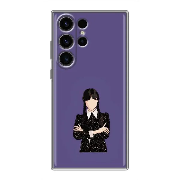 Чехол с принтом «Уэнздей в черном» для Samsung Galaxy S23 Ultra
