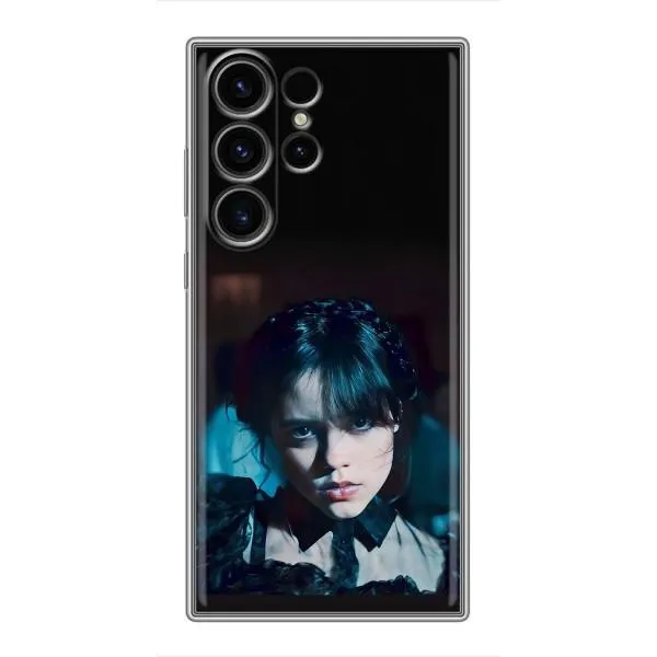 Чехол с принтом «взгляд Уэнздей» для Samsung Galaxy S23 Ultra