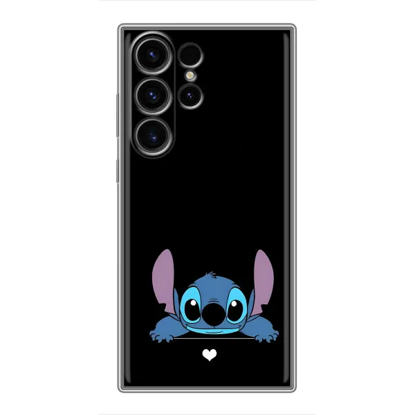Чехол с принтом «Стич на черном» для Samsung Galaxy S23 Ultra