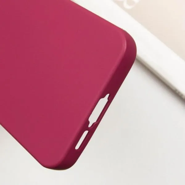 Чохол Silicone Cover Lakshmi Full Camera (A) для Samsung Galaxy S23 — Бордовий — фото 4