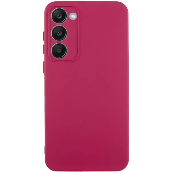 Чохол Silicone Cover Lakshmi Full Camera (A) для Samsung Galaxy S23 — Бордовий — фото 1
