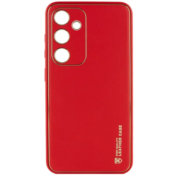 Кожаный чехол Xshield для Samsung Galaxy S23 — Красный — фото 1 Кожаный чехол Xshield для Samsung Galaxy S23 — Красный — фото 1