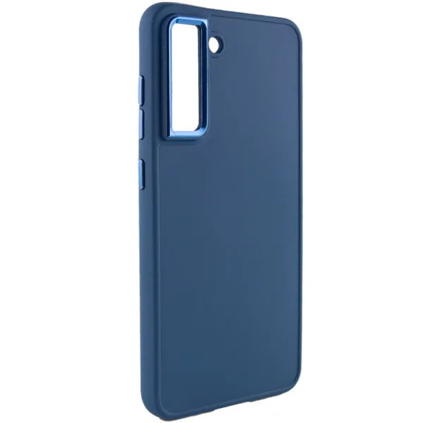 TPU чехол Bonbon Metal Style для Samsung Galaxy S23 — Синий — фото 1