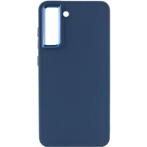 TPU чехол Bonbon Metal Style для Samsung Galaxy S23 — Синий — фото 2