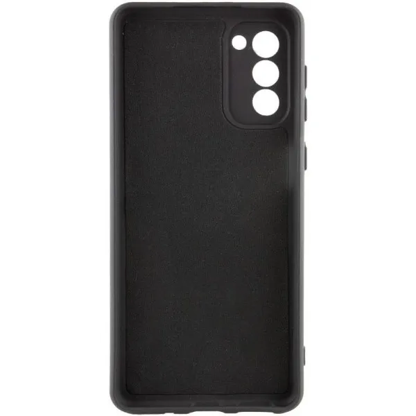 Чехол TPU GETMAN Liquid Silk Full Camera для Samsung Galaxy S23 — Черный — фото 2