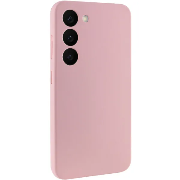 Чохол Silicone Cover Lakshmi Full Camera (AAA) для Samsung Galaxy S23 — Рожевий — фото 1