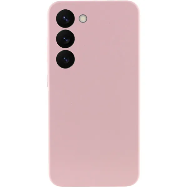 Чохол Silicone Cover Lakshmi Full Camera (AAA) для Samsung Galaxy S23 — Рожевий — фото 2