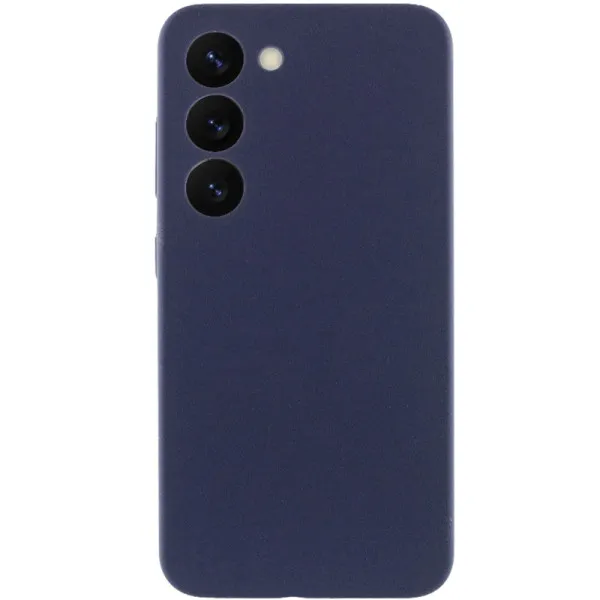 Чохол Silicone Cover Lakshmi Full Camera (AAA) для Samsung Galaxy S23 — Темно-синій — фото 2