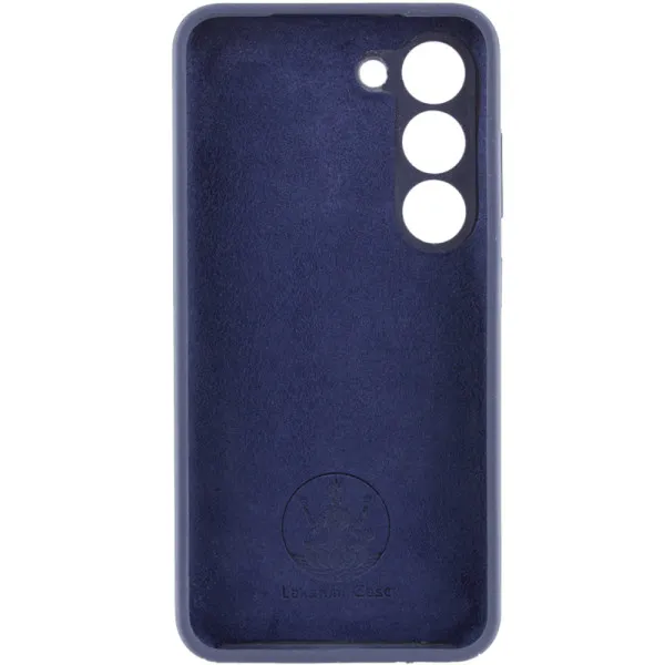 Чохол Silicone Cover Lakshmi Full Camera (AAA) для Samsung Galaxy S23 — Темно-синій — фото 3