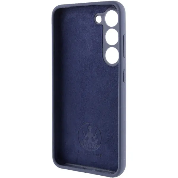 Чохол Silicone Cover Lakshmi Full Camera (AAA) для Samsung Galaxy S23 — Темно-синій — фото 4