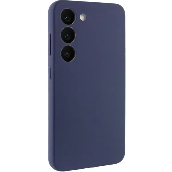 Чохол Silicone Cover Lakshmi Full Camera (AAA) для Samsung Galaxy S23 — Темно-синій — фото 5