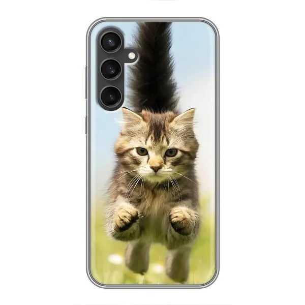 Чехол с принтом «Прыжок кота» для Samsung Galaxy S23 Чехол с принтом «Прыжок кота» для Samsung Galaxy S23
