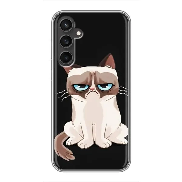 Чехол с принтом «Грустный кот» для Samsung Galaxy S23