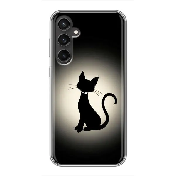 Чехол с принтом «Силуэт котика» для Samsung Galaxy S23
