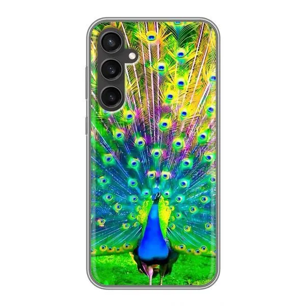Чехол с принтом «Яркий Павлин» для Samsung Galaxy S23