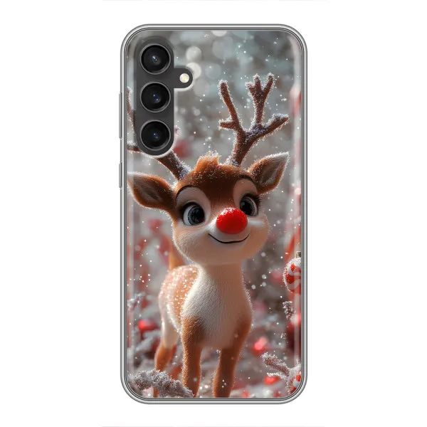 Чехол с принтом «Олень с носом» для Samsung Galaxy S23