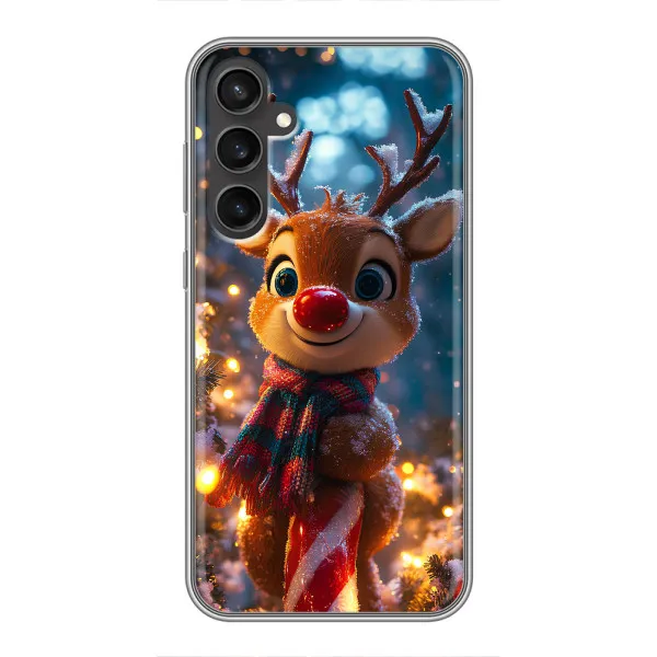 Чехол с принтом «Олень с шарфом» для Samsung Galaxy S23