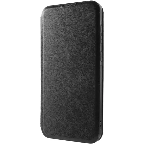 Кожаный чехол-книжка Belora для Samsung Galaxy S24 FE — Черный — фото 5