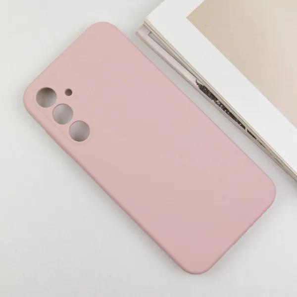 Чохол Silicone Cover Lakshmi Full Camera (AAA) для Samsung Galaxy S24 FE — Рожевий — фото 5