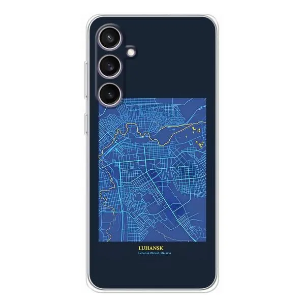 Чехол с принтом «Гуганск» для Samsung Galaxy S24 FE