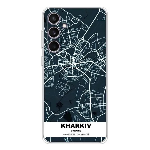 Чехол с принтом «Харьков» для Samsung Galaxy S24 FE