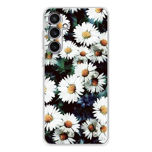 Чохол з принтом «Ромашки» для Samsung Galaxy S24 FE