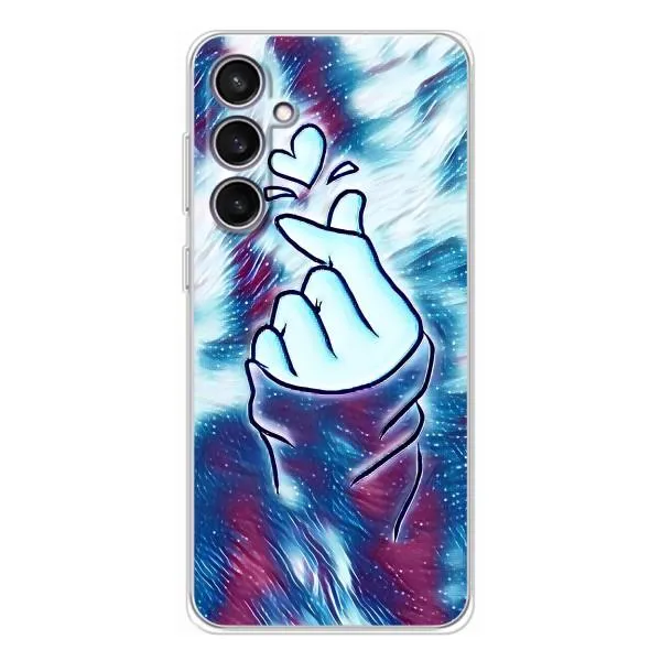 Чохол з принтом «Радужне серце» для Samsung Galaxy S24 FE Чохол з принтом «Радужне серце» для Samsung Galaxy S24 FE
