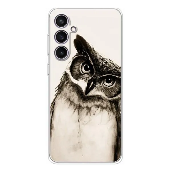 Чехол с принтом «Сова» для Samsung Galaxy S24 FE