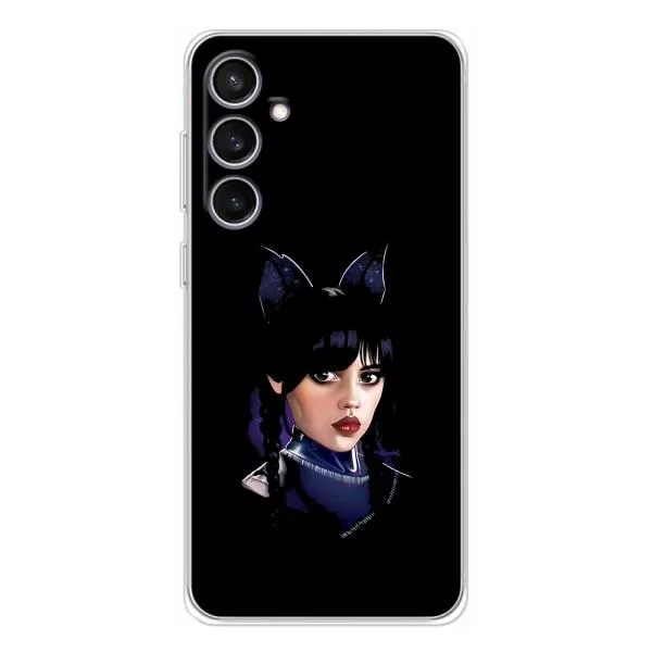 Чехол с принтом «серьезная Уэнздей» для Samsung Galaxy S24 FE