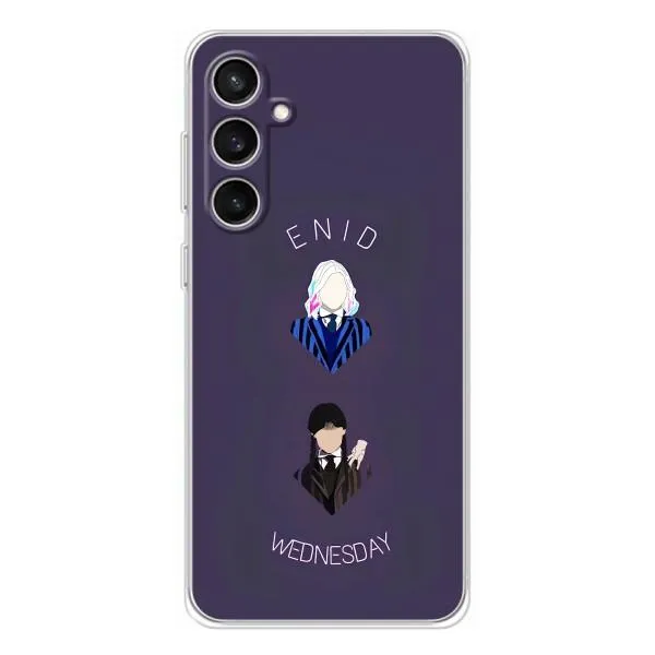 Чехол с принтом «Уэнздей и подруга» для Samsung Galaxy S24 FE