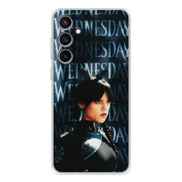 Чехол с принтом «Уэнздей кошка» для Samsung Galaxy S24 FE