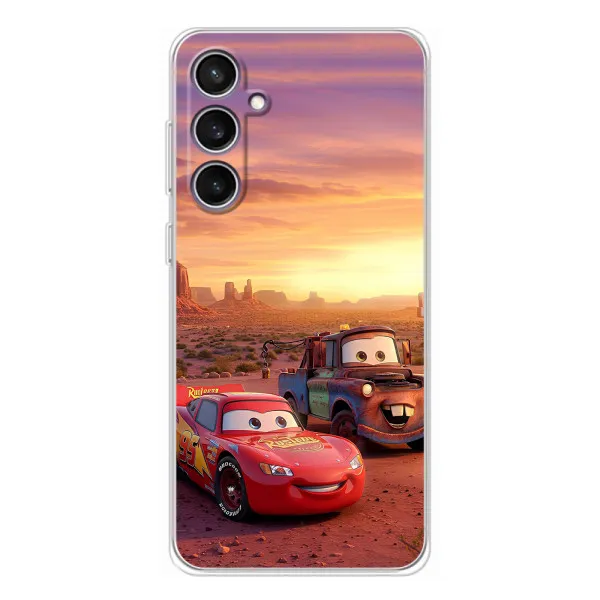 Чехол с принтом «Маквин и Метр» для Samsung Galaxy S24 FE