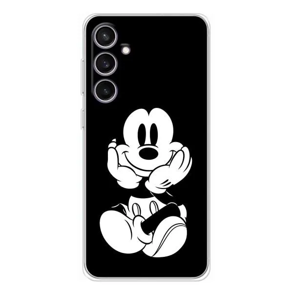 Чехол с принтом «Микки на черном» для Samsung Galaxy S24 FE