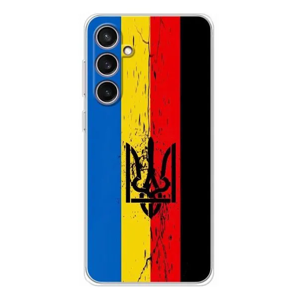 Чехол с принтом «Флаг УПА» для Samsung Galaxy S24 FE