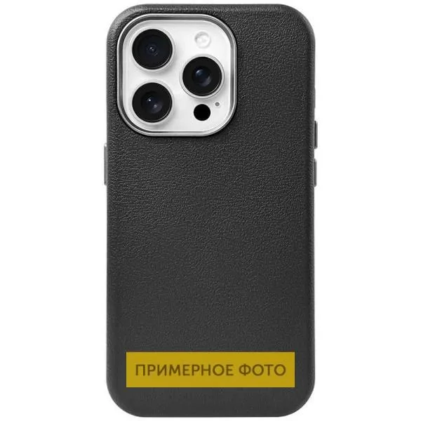 Шкіряний чохол Leather Case Metal Buttons для Samsung Galaxy S24+ / S25+ — Чорний — фото 5