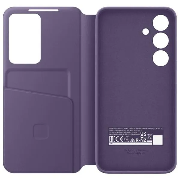 Smart View Wallet Case (AAA) для Samsung Galaxy S24+ — Фіолетовий — фото 5