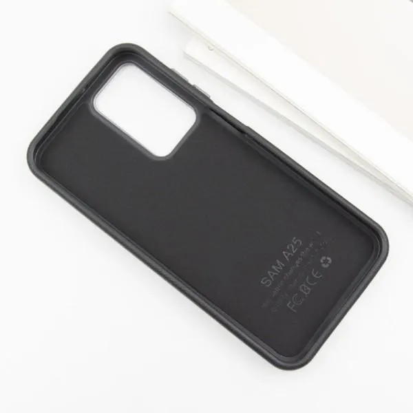Шкіряний чохол Leather Case Metal Buttons для Samsung Galaxy S24+ / S25+ — Чорний — фото 2