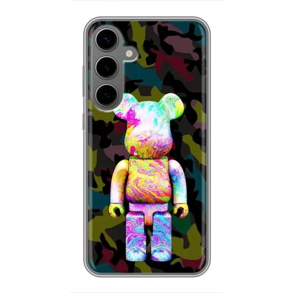 Чехол с принтом «Яркий Bearbrick» для Samsung Galaxy S24 Plus