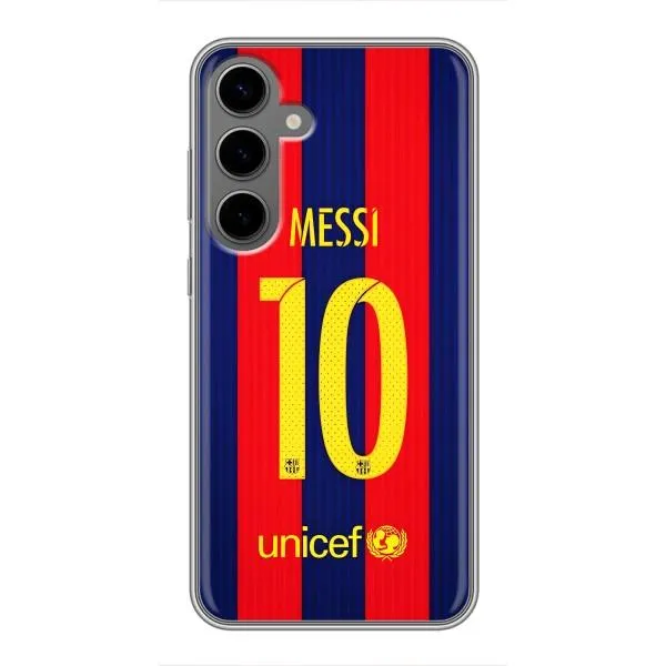 Чехол с принтом «Messi Barca 10» для Samsung Galaxy S24 Plus Чехол с принтом «Messi Barca 10» для Samsung Galaxy S24 Plus