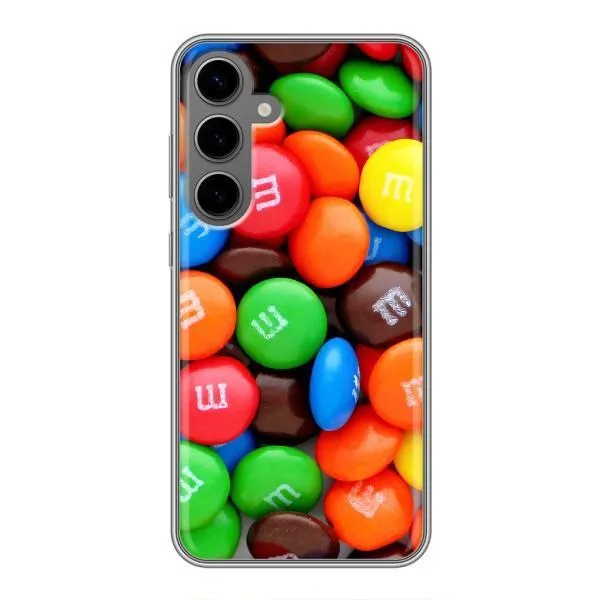 Чехол с принтом «MM's» для Samsung Galaxy S24 Plus