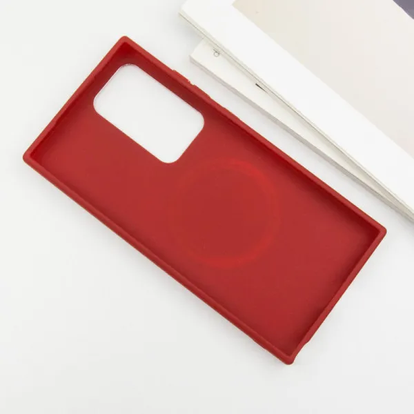 TPU чохол Bonbon Metal Style with Magnetic Fit для Samsung Galaxy S24 Ultra — Червоний — фото 3 TPU чохол Bonbon Metal Style with Magnetic Fit для Samsung Galaxy S24 Ultra — Червоний — фото 3