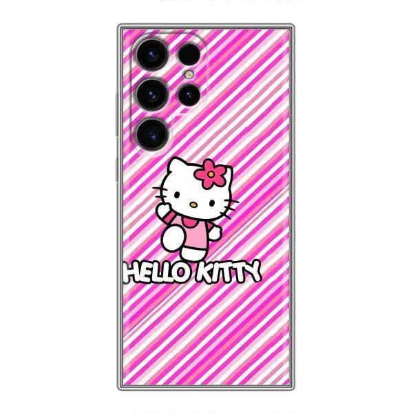 Чохол з принтом «Hello Kytty» для Samsung Galaxy S24 Ultra