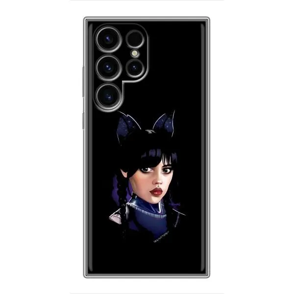 Чехол с принтом «серьезная Уэнздей» для Samsung Galaxy S24 Ultra