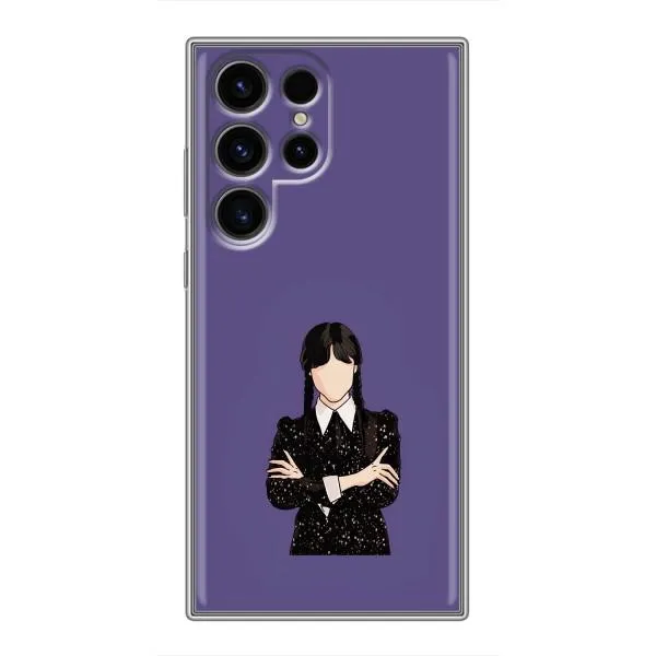 Чехол с принтом «Уэнздей в черном» для Samsung Galaxy S24 Ultra