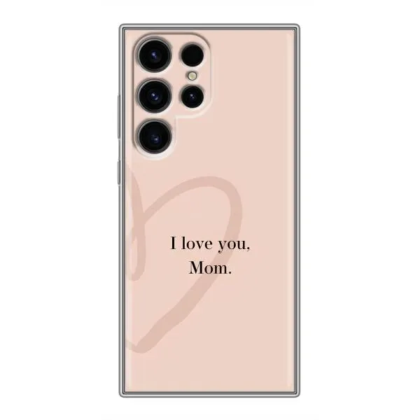 Чехол с принтом «Сердце маме» для Samsung Galaxy S24 Ultra