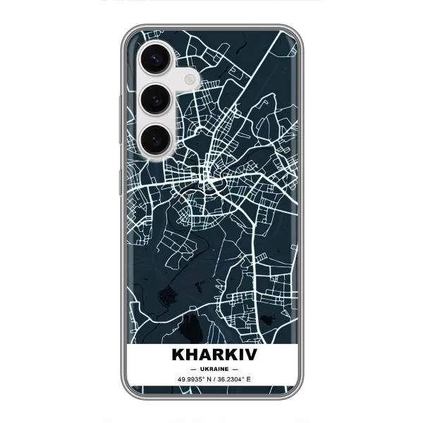 Чехол с принтом «Харьков» для Samsung Galaxy S24